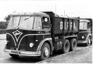 An early Biffa haulage lorry